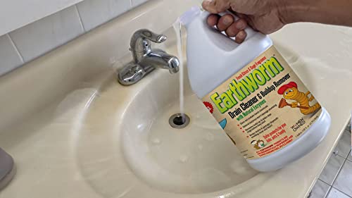 Natural Enzymatic Drain Cleaner - Fragrance-Free, Safe for Pets & Kids, 1 Gallon