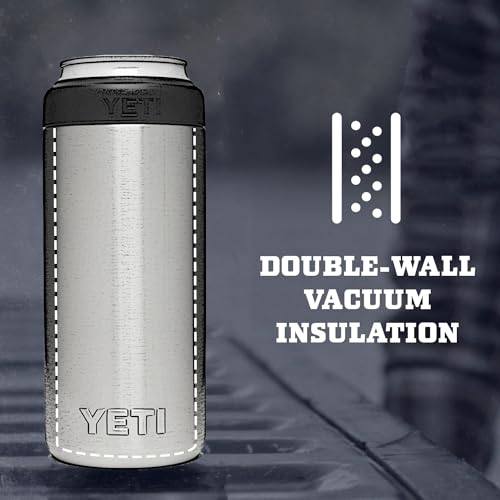 YETI Rambler 12 oz Slim Colster Insulator for Tropical Pink Cans - No Insert