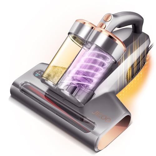 JIGOO S300 PRO Mattress Vacuum Cleaner with UV & Ultrasonic, HEPA Filter, Handheld Bed & Sofa Cleaner