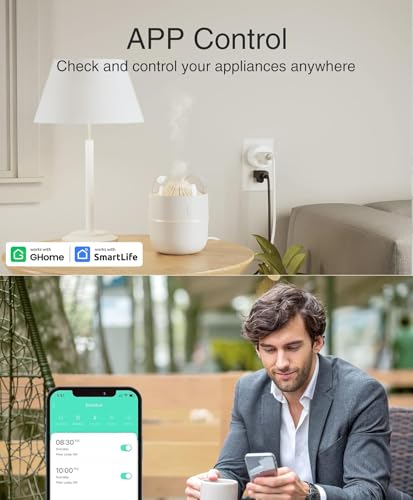 WiFi Smart Plug Mini 4-Pack, Alexa & Google Compatible, Timer & APP Control, 2.4GHz Only, ETL FCC Listed, White - Variation 4