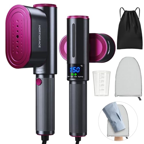 Travel Steamer for Clothes, 2-in-1 Steam Iron & Garment