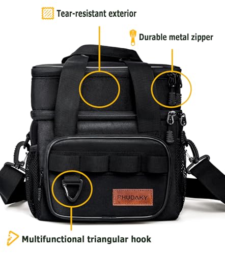 27000mAh Cordless Heated Lunch Box - Gray, 6.3 Cups, Fast Heating & Leak-Proof Container with Bag