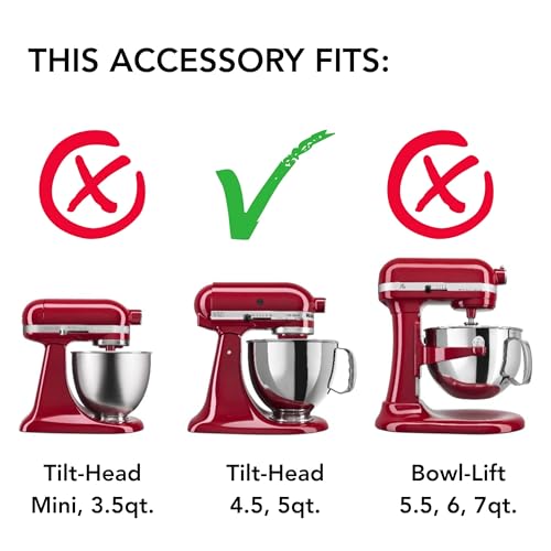 KitchenAid Pastry Beater for 4.5 & 5-Qt Tilt-Head Stand Mixers - Silver