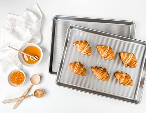 USA Pan 2-Pack Nonstick Quarter Sheet Baking Pans Set of 2