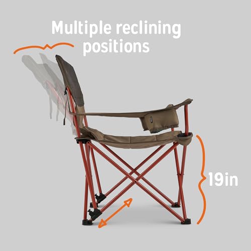 Kelty Deluxe Reclining Lounge Chair Bungee Cord Beluga - Portable Outdoor Chair
