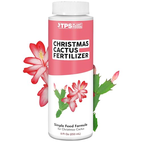TPS NUTRIENTS 8 oz Liquid Cactus Fertilizer for Vibrant Blooms and Indoor Plant Growth