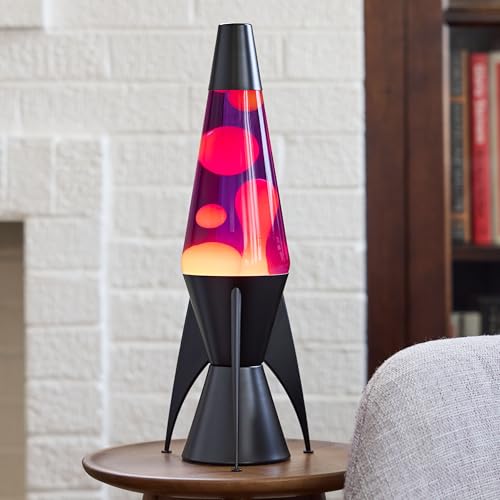 Lava Original 14.5-inch Retro Liquid Motion Lamp - Purple & Yellow Glow