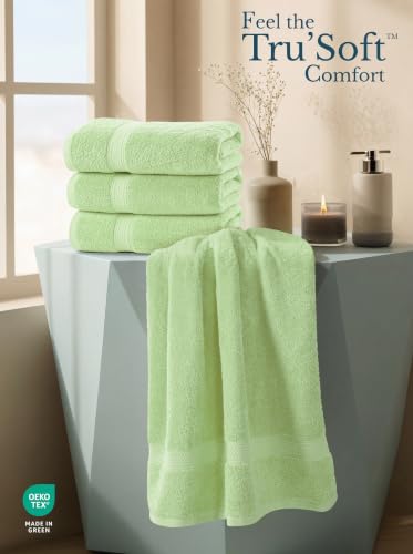 Utopia Towels 4 Pack Premium Bath Towels 27x54 Inches Sage Green - Soft & Absorbent Cotton