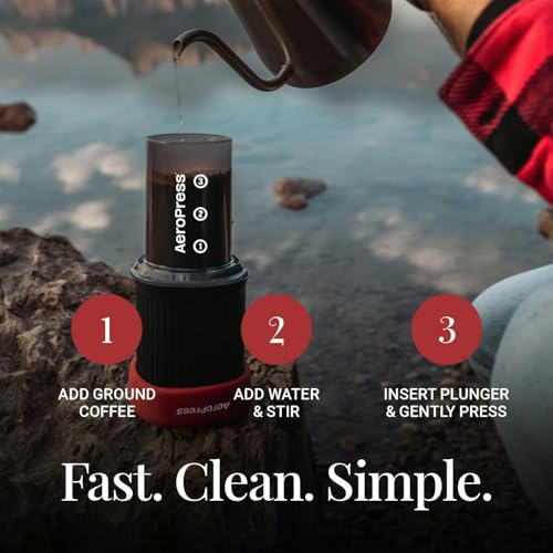 AeroPress Go Portable Coffee Maker Kit Grey – Travel Espresso & Cold Brew System