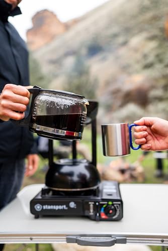 Stovetop Coffee Percolator - 10 Cups Camping Coffee Maker