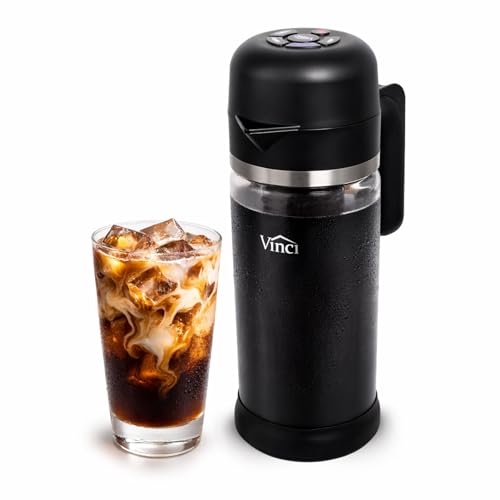 VINCI Express 1.4L Electric Cold Brew Coffee Maker - Fast 10-Minute Brewer