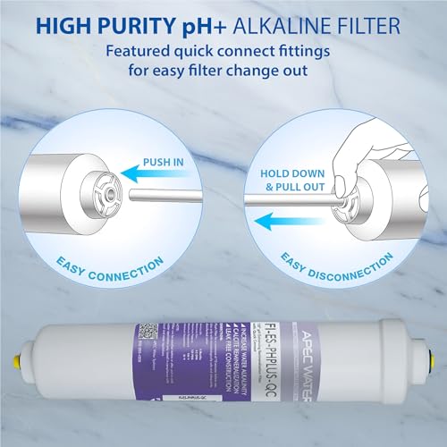 10-Inch PH Plus Calcium Carbonate Water Filter for pH Balance - Pack of 1