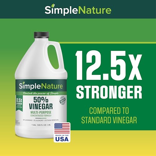 50% Vinegar Concentrate - 1 Gallon, 4 Pack — Heavy-Duty Cleaning & DIY Solutions