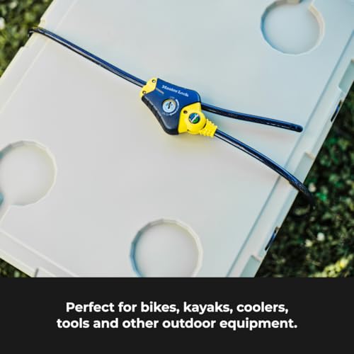 Master Lock 6' Python Cable Lock for Trail Cameras, Kayaks, Bikes 8413DPF