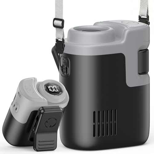 Waist Fan 25000RPM Brushless Portable Cooler with 100 Speeds & 5 Modes