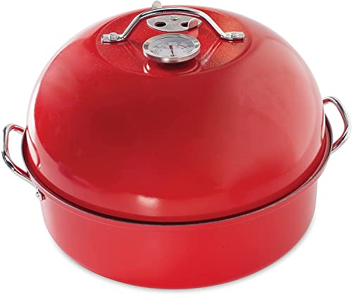 Full Size Nordic Ware Stovetop Kettle Smoker - Red, Indoor Outdoor Cooking
