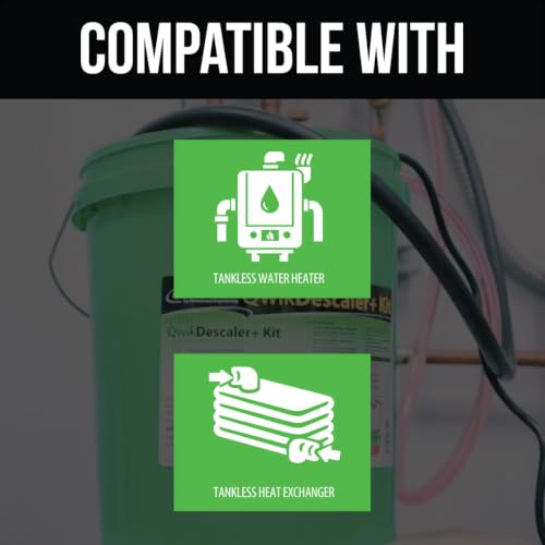 QwikDescaler+ 1 Gal Tankless Water Heater Descaling Solution with Indicator