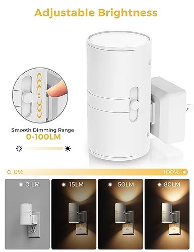 LED Night Light Wall Plug Dimmable Soft White - Variation 4