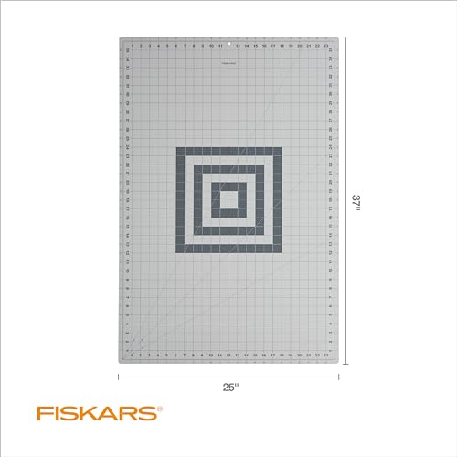 Gray 24x36 Inch Self-Healing Cutting Mat for Sewing & Crafts - Double-Sided Grid