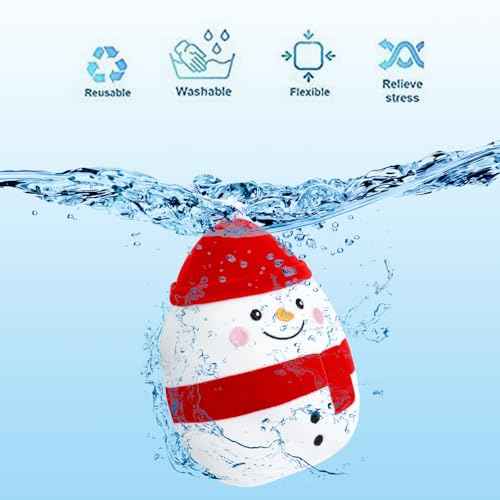 Snowman Plush Toy Snowman Stuffed Animal Cute Christmas Snowman Plushies Pillow Soft Plushie Doll Gifts for Kid Decor, Christmas Snowman Plush(11 Inch)