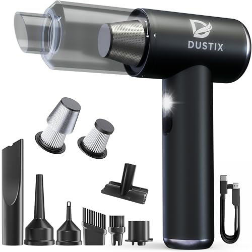DUSTIX DX-1 Pro Cordless Handheld Car Vacuum & Multi-Function Cleaner