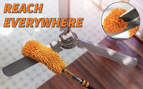 Extend-A-Reach 12ft High Reach Duster Kit with Telescopic Pole & 4 Attachments