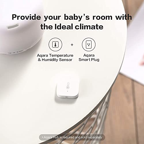 Zigbee Temperature and Humidity Sensor 3 Pack for Smart Home Monitoring