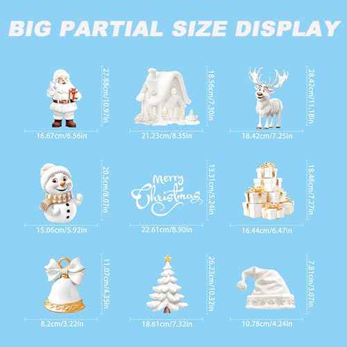 190PCS Christmas Window Clings Stickers ? Holiday Decals for Home, Office, Classroom & Glass Decor, Reusable Decoracion de Navidad
