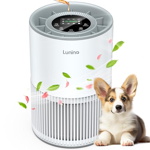 LUNINO 1 Pack HEPA Air Purifier for Large Rooms up to 1200ft² with Fragrance & Sleep Mode