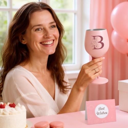 Lifecapido Personalized Gifts for Women, B Initial Gift Stainless