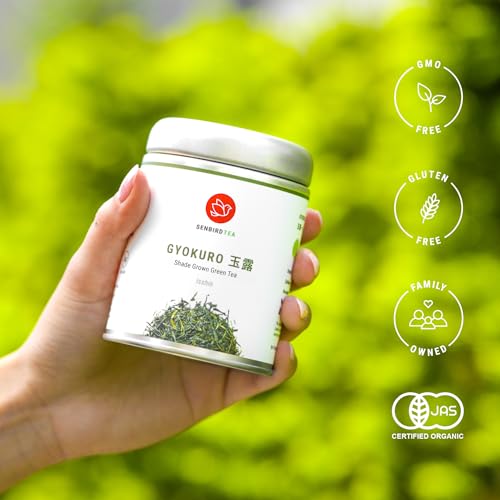 Senbird Gyokuro Shade-Grown Loose Leaf Green Tea - Isshin (1.76oz/50g)