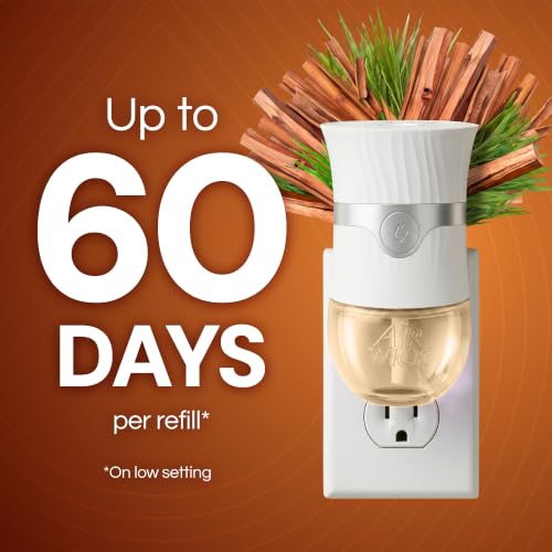 Air Wick Plug-In Refills - Caribbean Sweet Grass & Sandalwood, Essential Oil, 10 Count