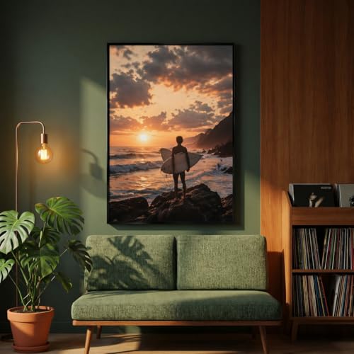 Frametory 18x24 Black Aluminum Poster Frame with Tempered Glass - 1 Pack - Variation of THIS listing