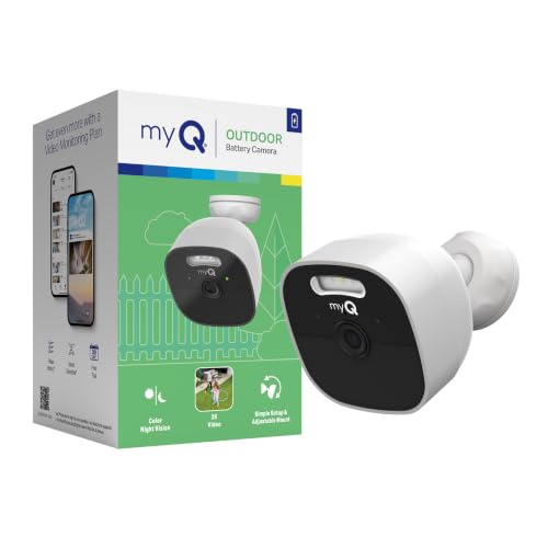 2K Wireless Outdoor Battery Camera with Color Night Vision & Spotlight - 1 Pack
