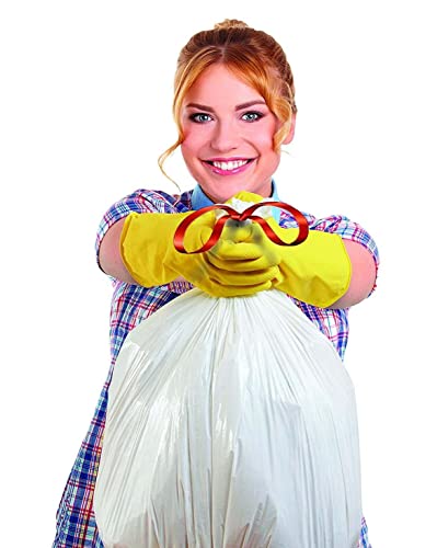 13 Gallon Drawstring Trash Bags - 0.9 Mil Heavy Duty Bulk 200 Count
