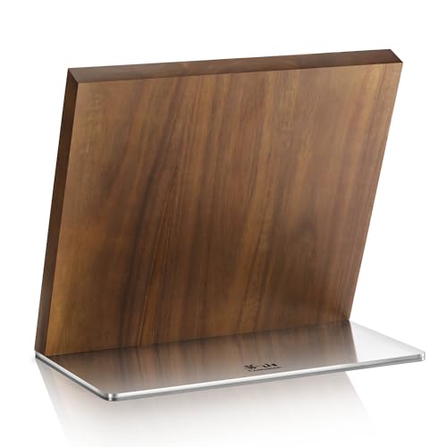 Cangshan HUA Acacia Magnetic Knife Block - Wooden Countertop Storage