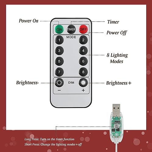 Roylvan 16-inch Reindeer Christmas Tree Topper with Timer & Remote, Laser Finish