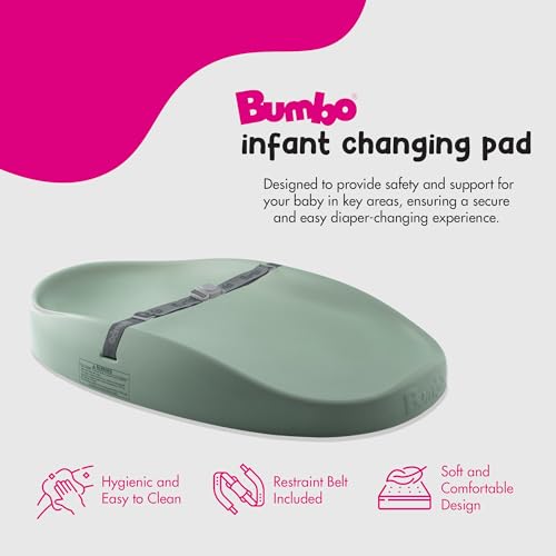 Bumbo Hemlock Baby Changing Pad for Dresser or Tabletop - Non-Slip, Supportive, 1 Pack