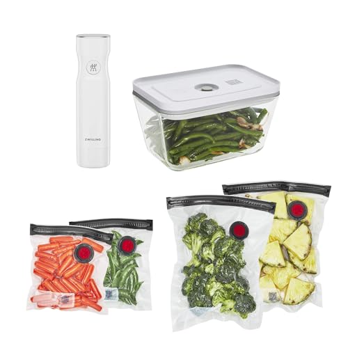 Vacuum Sealer Starter Set with Bags and Container - Food Preservation Kit