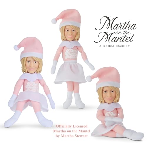 Martha Stewart Martha on a Mantle 12in Plush Figurine - Pink (One Size)