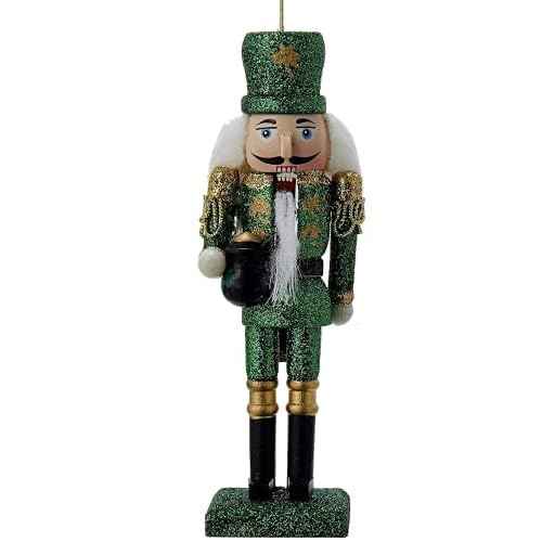 Kurt S. Adler 6-Inch Wooden Irish Nutcracker Ornament