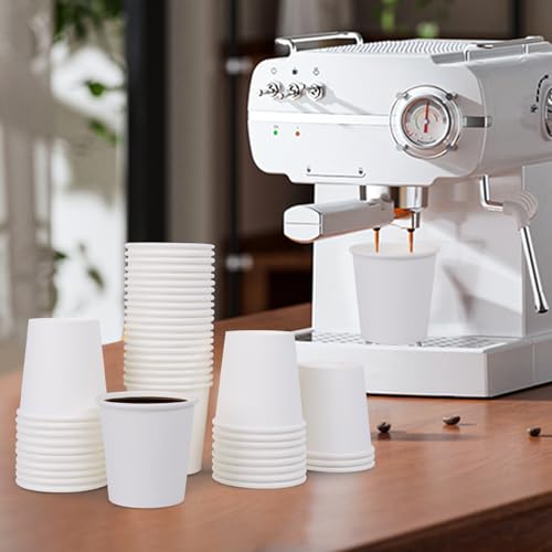 SIUQ 1200 Pack 3 oz Disposable Paper Cups - Small Mouthwash & Drink Cups