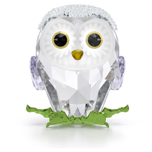 Baby Owl Crystal Figurine - Swarovski Idyllia Variation