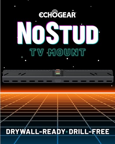 No Stud TV Wall Mount for Drywall 32-77 Inch TVs up to 100lbs - Easy Install