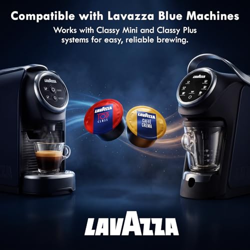 Lavazza Blue Coffee Capsules Variety Pack 100 Count - Top Class & Caffè Crema Blends, Compatible with LB Machines