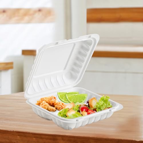 7.8-Inch 30oz Food Storage Containers Set Bulk Pack with Shrink Wrap