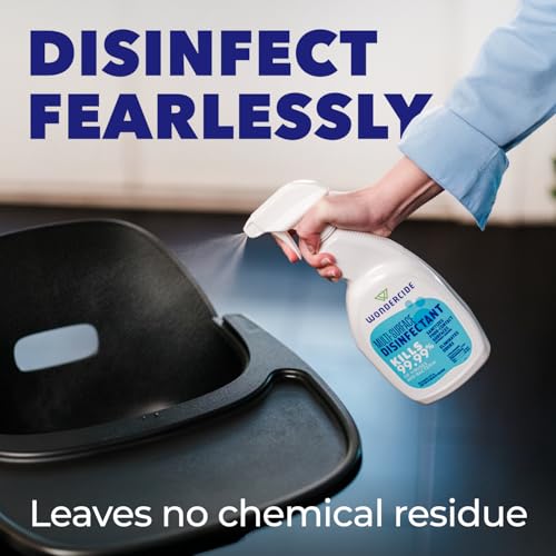 Wondercide Multi-Surface Disinfectant Spray 32 Fl Oz Pack of 2 - Kills 99.99% Germs