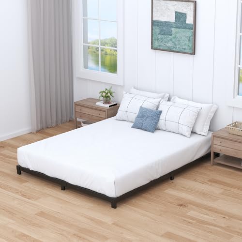 Nailsong 3-Inch Low Profile Queen Bed Frame - Sturdy Metal Platform