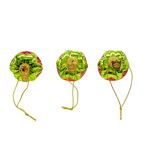 Kurt Adler Noble Gems Glass Chocolate Strawberry Ornaments - 6 Pack