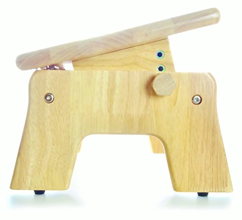 My Brest Friend Adjustable Wooden Nursing Foot Stool with Non-Slip Grip - Ergonomic Support for Breastfeeding